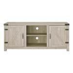 Cream Barn Door Modern Farmhouse TV Stand
