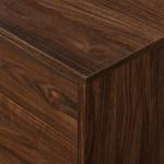 Walnut Contemporary 2-Door TV Stand