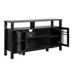 Black Transitional 2-Door Sideboard TV Stand