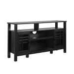 Black Transitional 2-Door Sideboard TV Stand