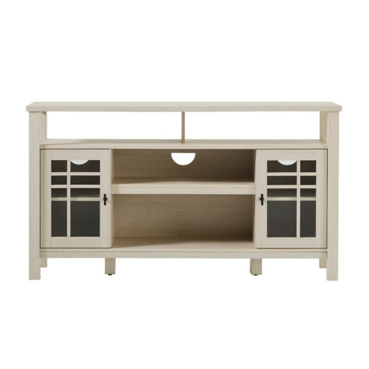 Cream Transitional 2-Door Sideboard TV Stand