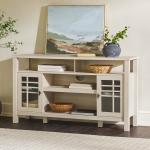 Cream Transitional 2-Door Sideboard TV Stand