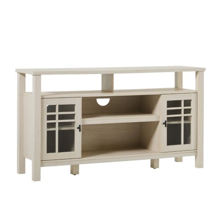 Cream Transitional 2-Door Sideboard TV Stand