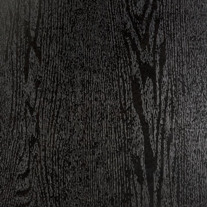 Black Contemporary 2-Door TV Stand, 80 in.