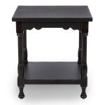 Espresso Wood Square Dain End Table