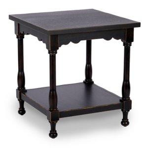 Espresso Wood Square Dain End Table