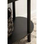 Black Wood Koji Capsule Console Table