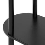 Black Wood Koji Capsule Console Table