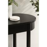 Black Wood Koji Capsule Console Table