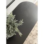 Black Wood Koji Capsule Console Table