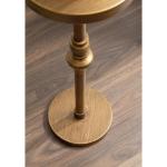 Antique Gold Metal Stratton Cocktail Table