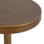 Antique Gold Metal Stratton Cocktail Table