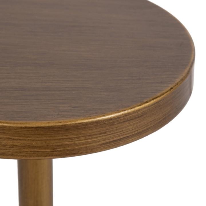 Antique Gold Metal Stratton Cocktail Table