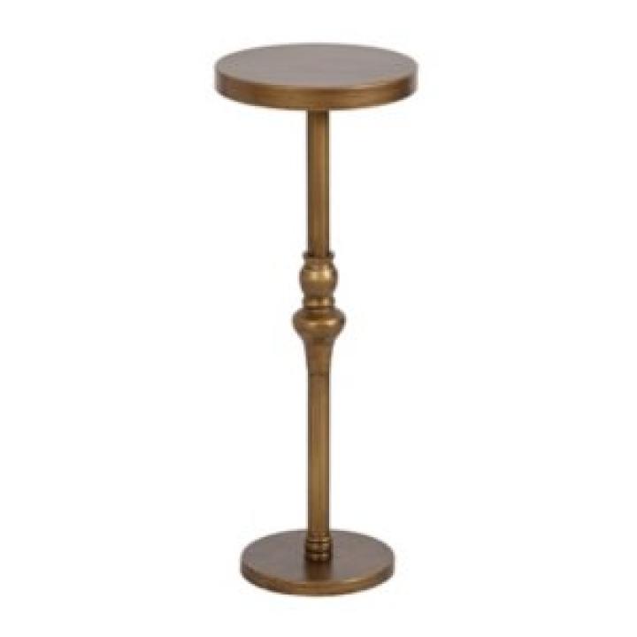 Antique Gold Metal Stratton Cocktail Table