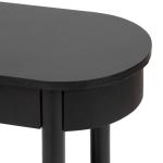 Black Wood Koji Capsule Side Table