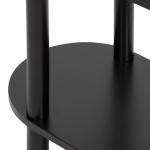 Black Wood Koji Capsule Side Table