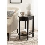 Black Wood Koji Capsule Side Table