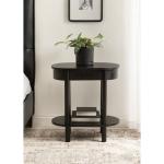 Black Wood Koji Capsule Side Table