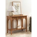 Rustic Brown Wood Arch Ella Console Table