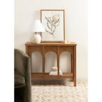 Rustic Brown Wood Arch Ella Console Table