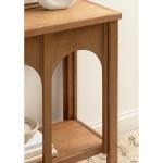 Rustic Brown Wood Arch Ella Console Table