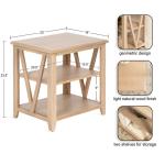 Natural Wood Broadbridge Accent Table