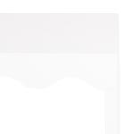 White Scalloped Mara Console Table