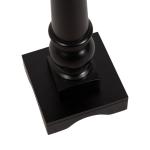 Black Wood Butterfield Pedestal Table