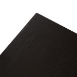 Black Wood Butterfield Pedestal Table