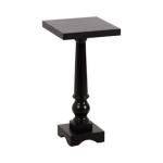 Black Wood Butterfield Pedestal Table