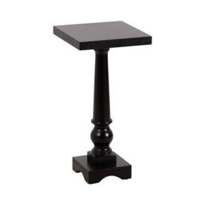 Black Wood Butterfield Pedestal Table