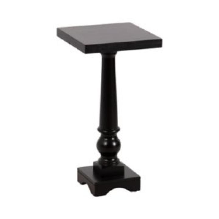 Black Wood Butterfield Pedestal Table