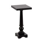 Black Wood Butterfield Pedestal Table