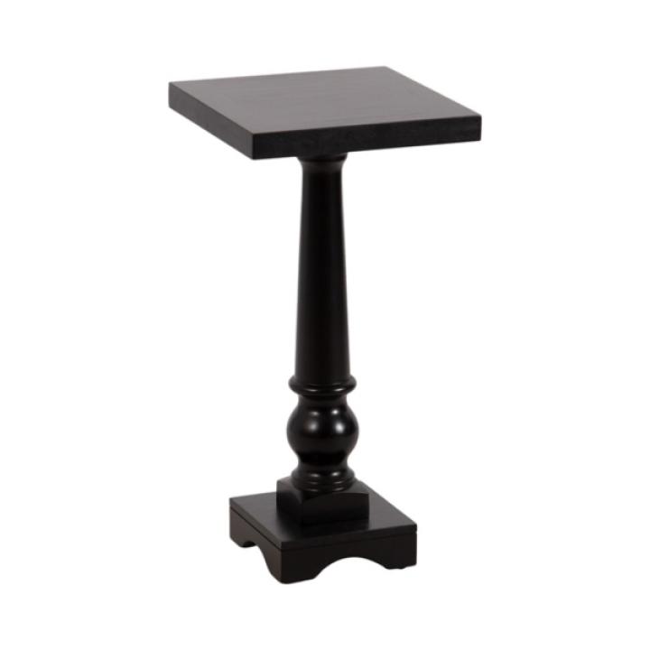 Black Wood Butterfield Pedestal Table