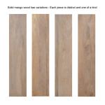 Natural Wood Round Sutherlin Accent Table