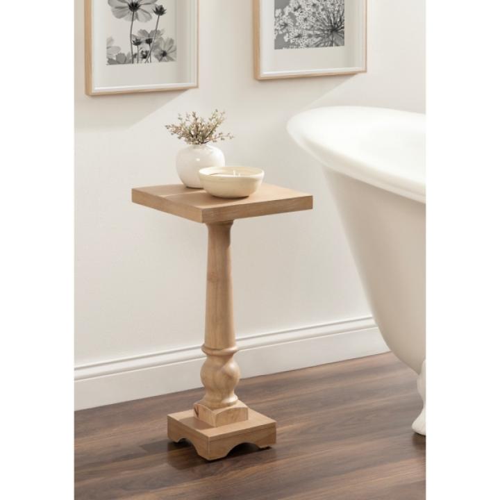Natural Wood Butterfield Pedestal Table