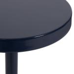 Navy Blue Metal Stratton Cocktail Table