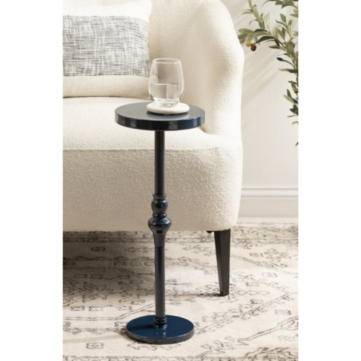 Navy Blue Metal Stratton Cocktail Table