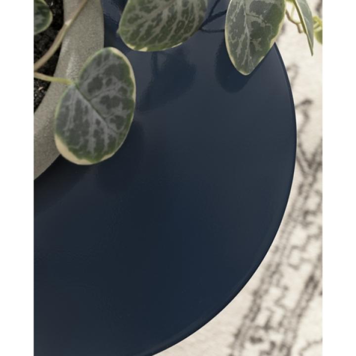 Navy Blue Metal Stratton Cocktail Table