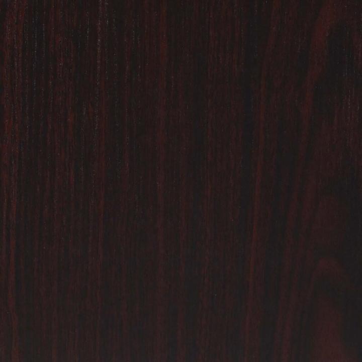 Mocha Brown Double Trestle Desk with Shelves