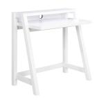White Wood Lilly 2-Tier Desk