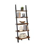 Heritage Two Tone Wood Ladder Bookshelf