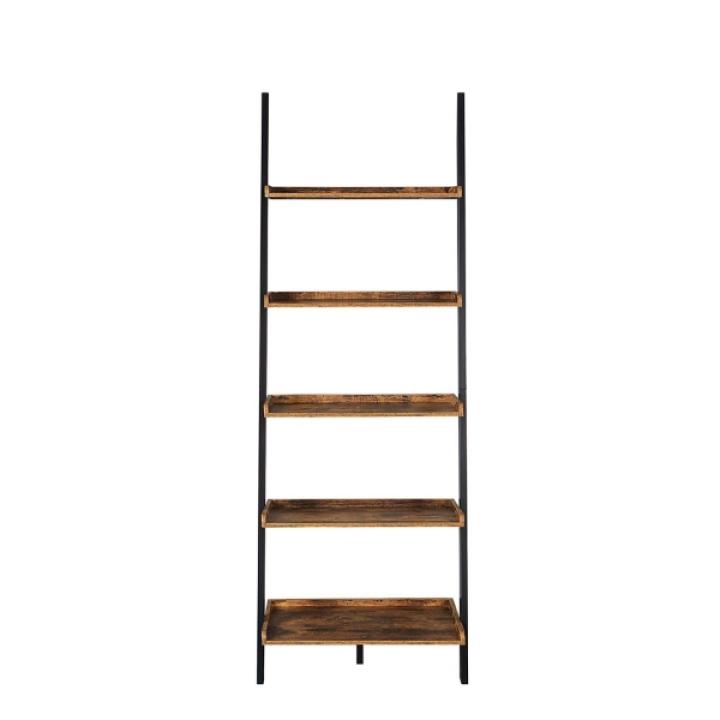Heritage Two Tone Wood Ladder Bookshelf
