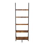 Heritage Two Tone Wood Ladder Bookshelf