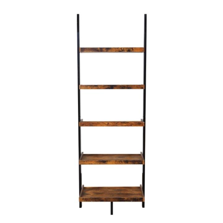 Heritage Two Tone Wood Ladder Bookshelf