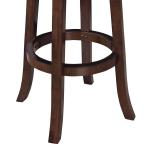 Walnut Wood Extra Tall Swivel Bar Stool
