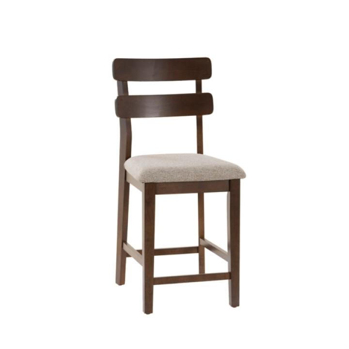 Brown Wood Drury Counter Stools, Set of 2