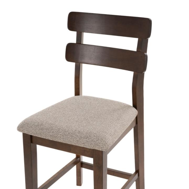 Brown Wood Drury Counter Stools, Set of 2