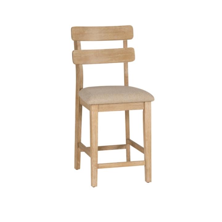 Natural Wood Drury Counter Stools, Set of 2