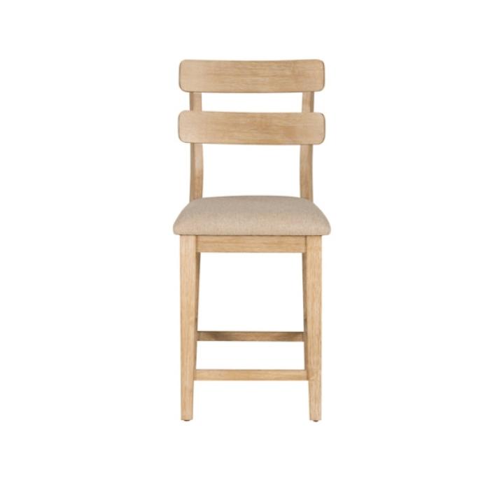 Natural Wood Drury Counter Stools, Set of 2